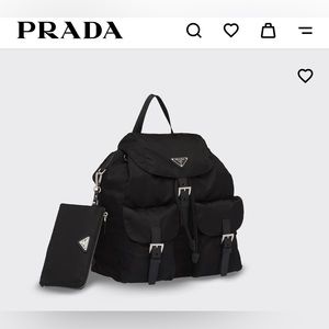 Prada nylon backpack
